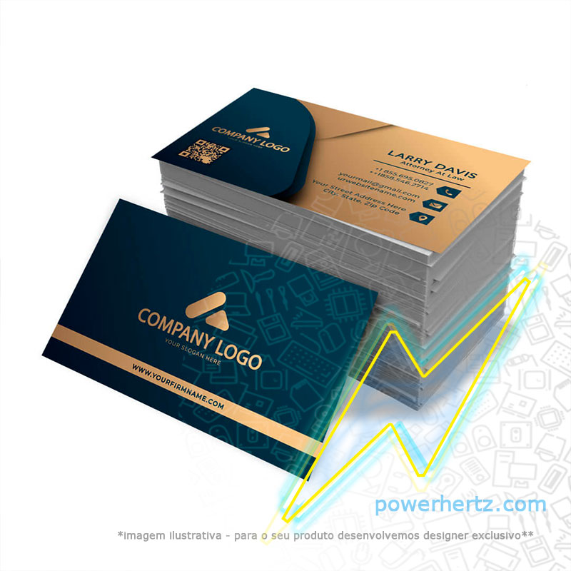 Amostra de Cartões de Visita Premium Powerhertz